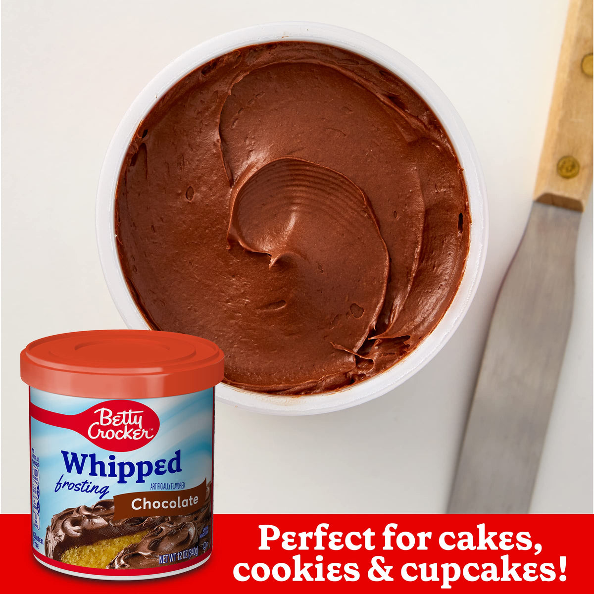Betty Crocker Gluten Free Rich and Creamy Cherry Frosting, 16 oz, 8 Pack