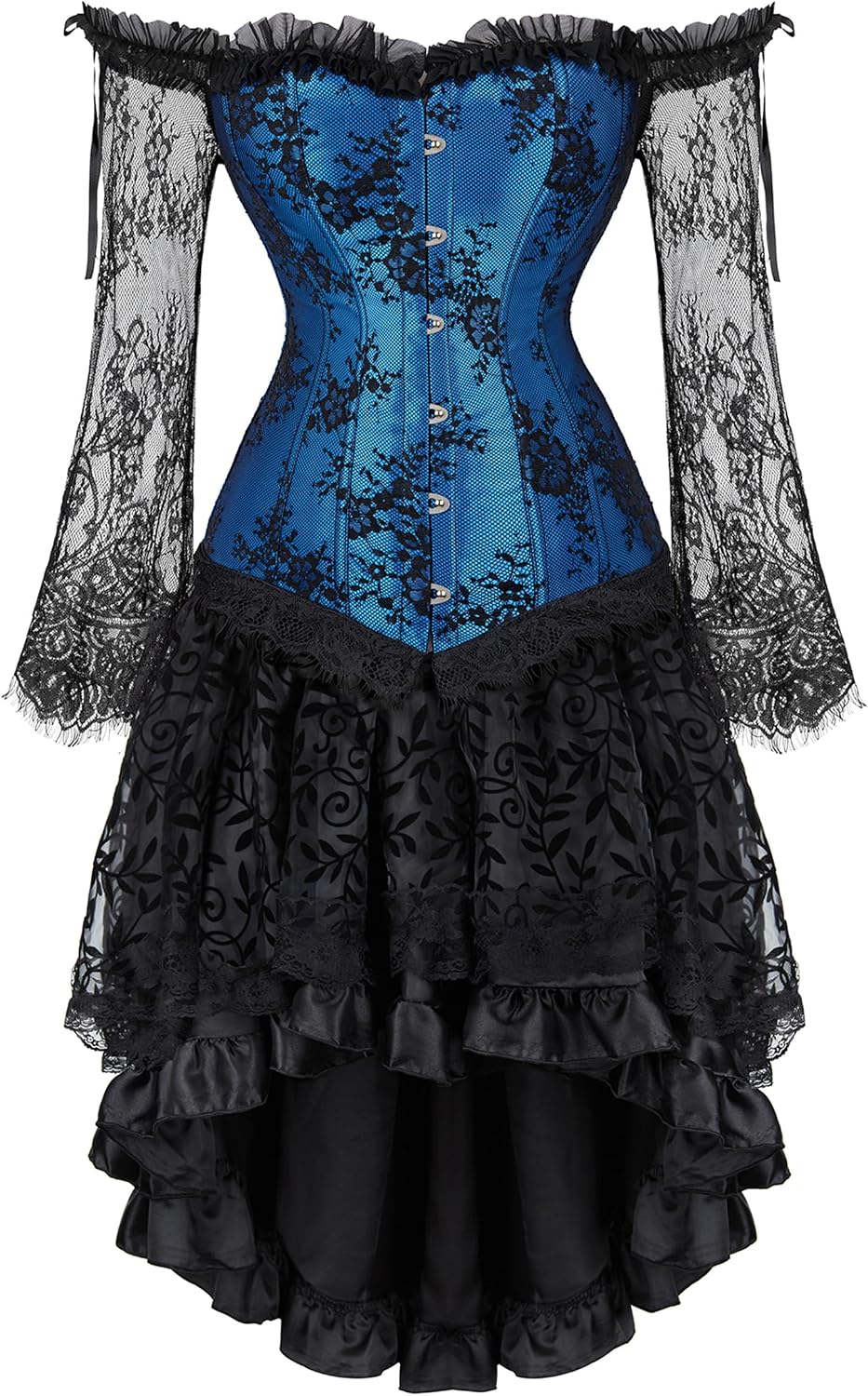 Zhitunemi Halloween Costumes Woman 2025: Corset Tops for Women Vampire Costume Women Dress - Medieval Corsets for Theme Party