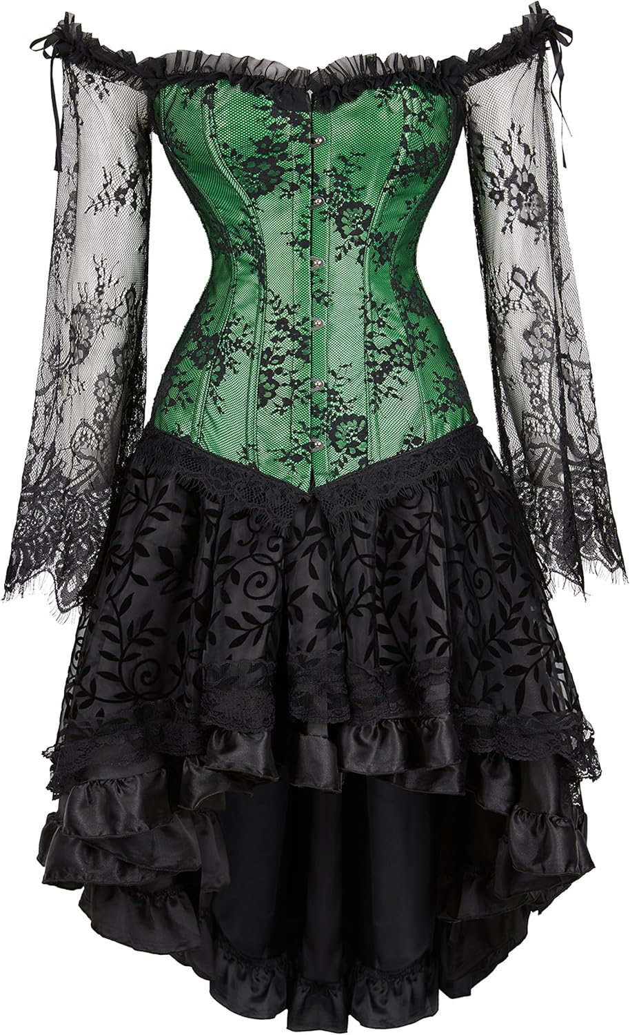 Zhitunemi Halloween Costumes Woman 2025: Corset Tops for Women Vampire Costume Women Dress - Medieval Corsets for Theme Party