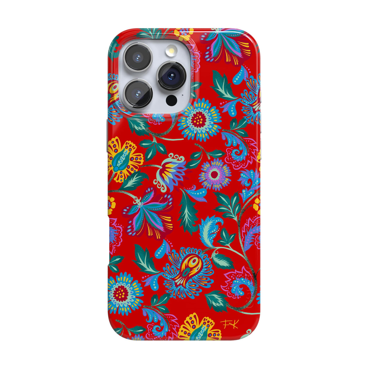 Casely iPhone 16 Pro Case | Cherry on Top | Red Cherries | Compatible with MagSafe | Classic Ultra Slim Design