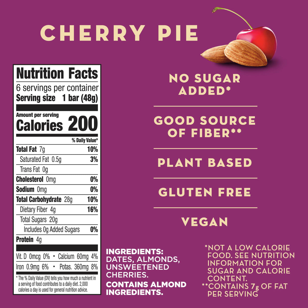 Larabar Cherry Pie, Fruit & Nut Bars, 16 ct, 27.2 oz