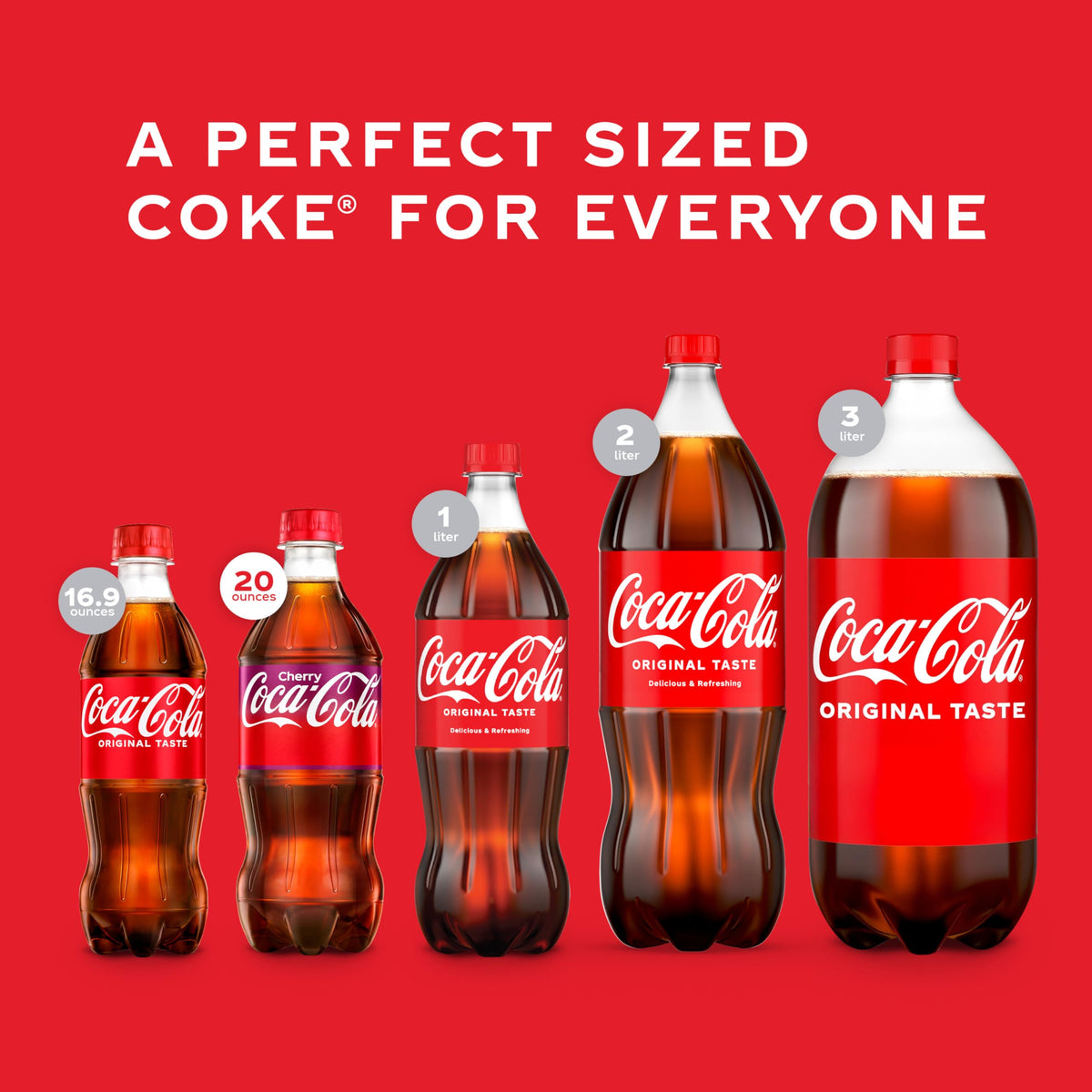 Coca-Cola Cherry Soda Soft Drink, 16.9 fl oz, 6 Pack