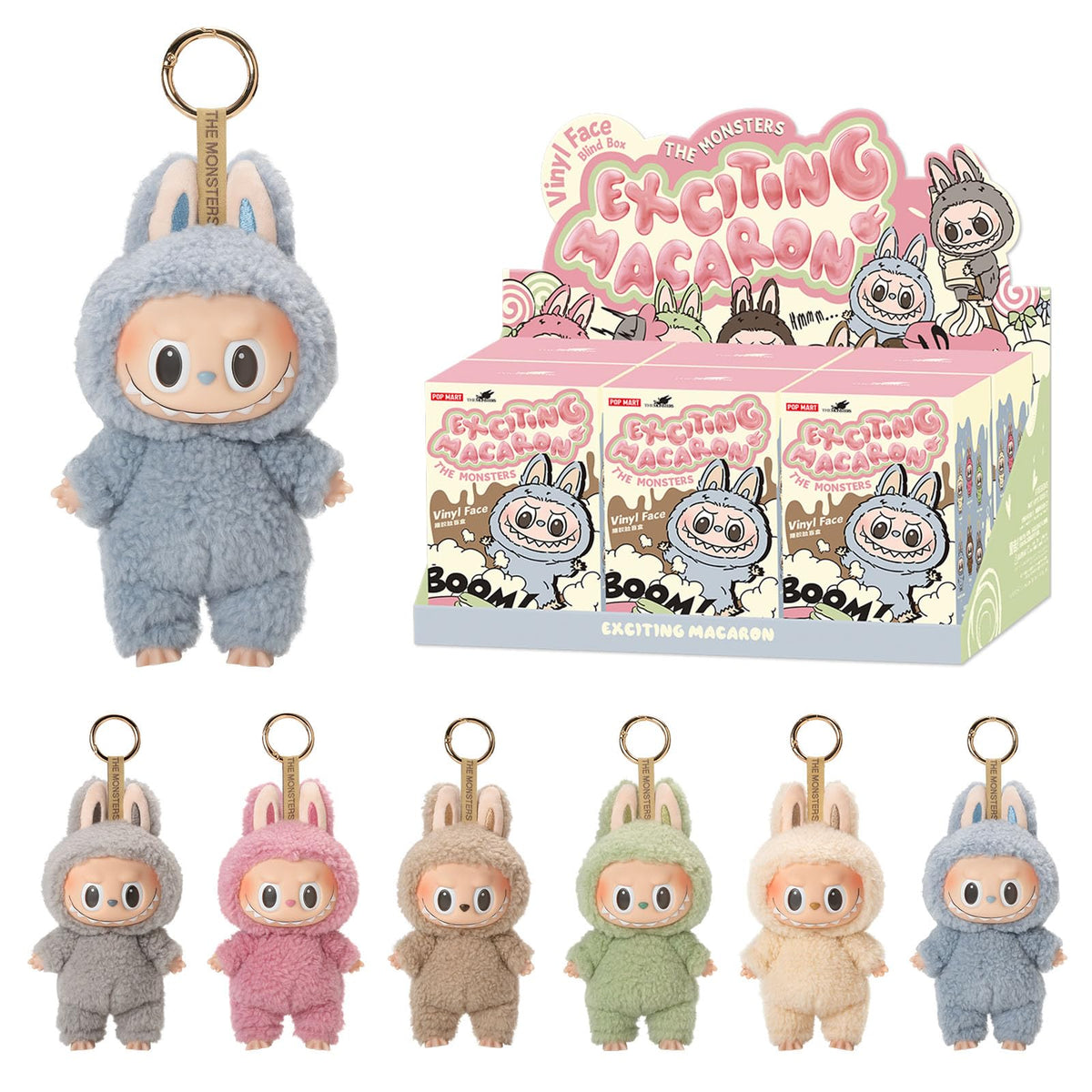 POP MART THE Monsters LABUBU Big into Energy Vinyl Plush Pendant Blind Box