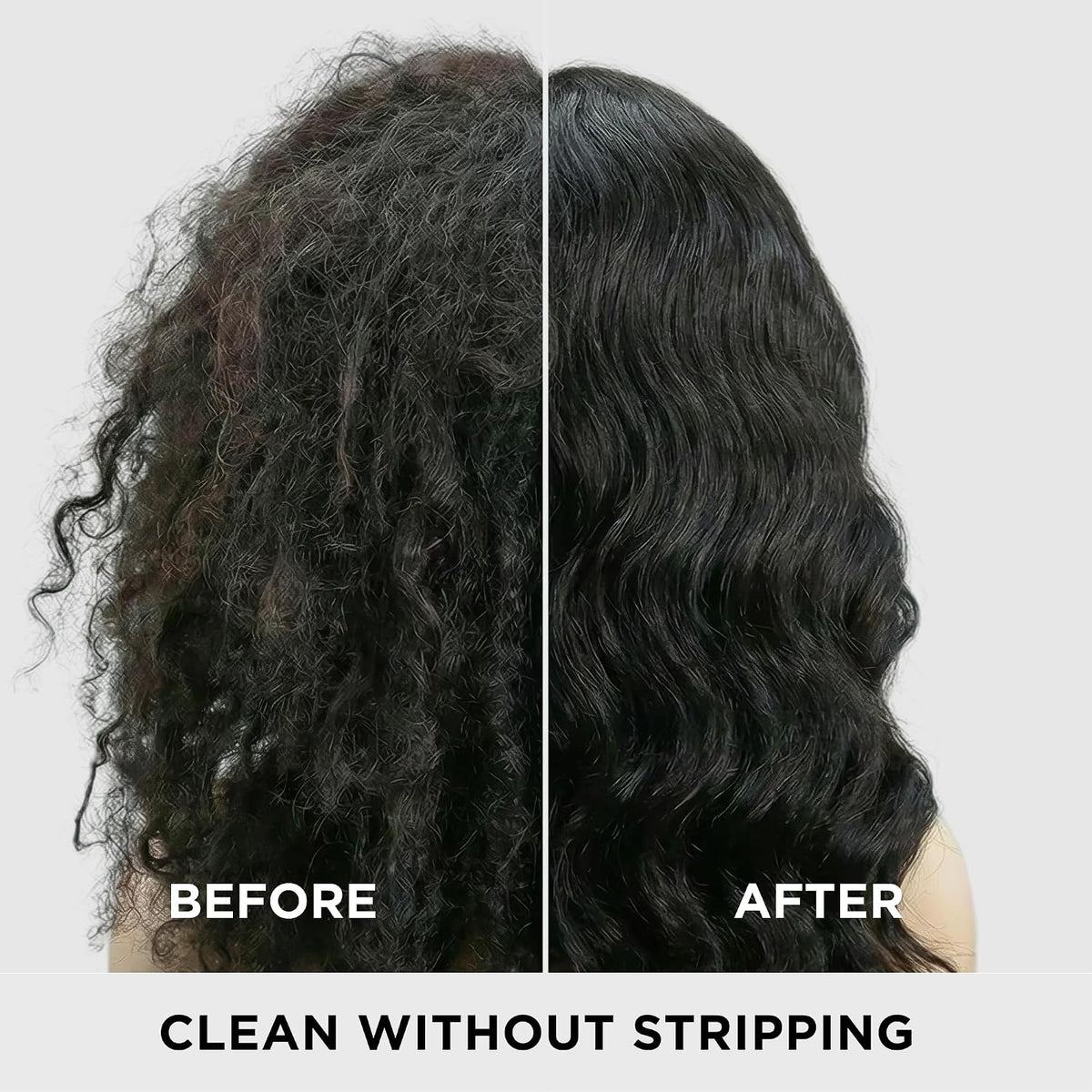 Style Factor WIGOUT Wig Shampoo for Human Hair - pH Balanced Moisturizing & Gentle Cleanse, Protective Care, Detangling, Frizz Free, Soft and Silky Shine Contains Vegan Keratin, 6.8 Fl Oz
