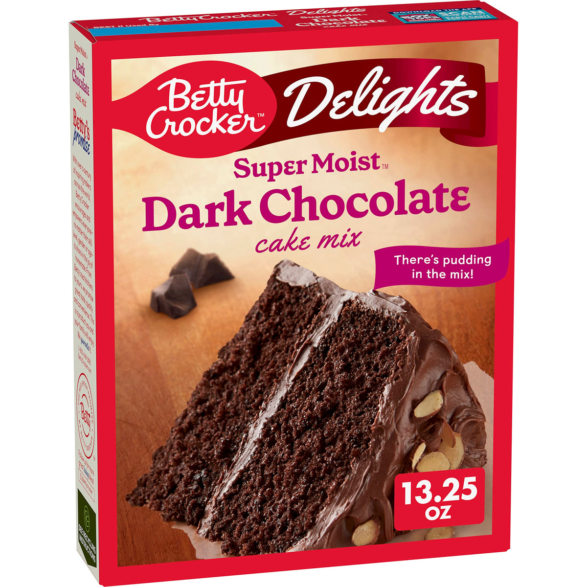 Betty Crocker Delights Super Moist Cherry Chip Cake Mix, 13.25 oz.
