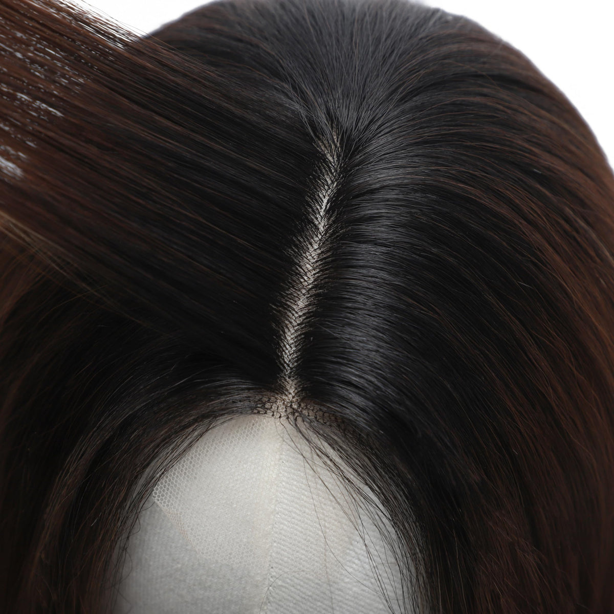 Brown Wigs for Women 26 Inch Middle Part Wavy Synthetic Wig