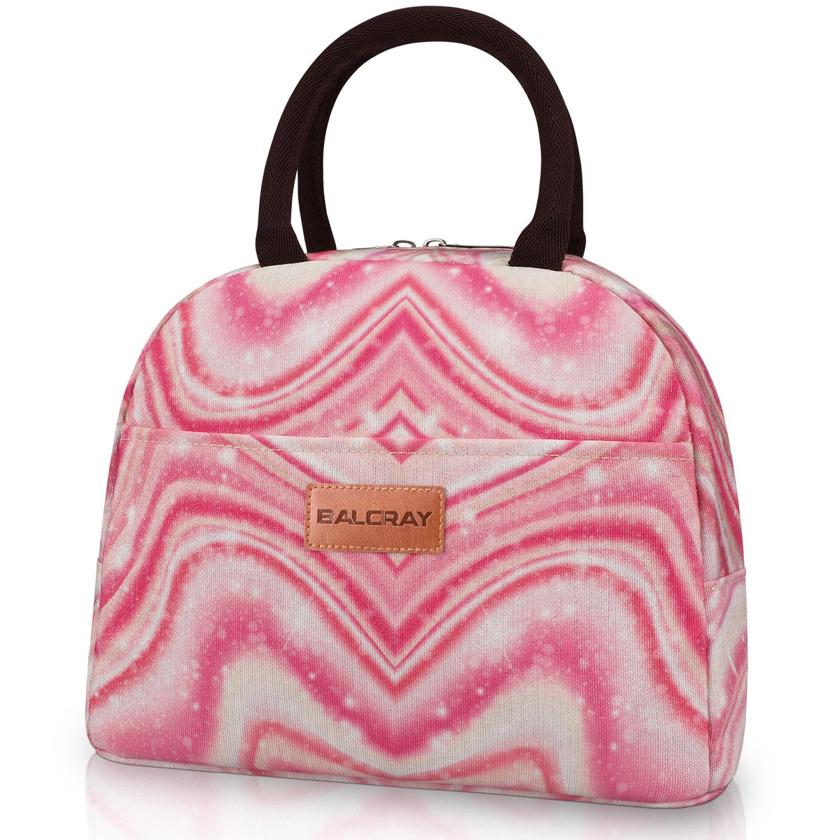 BALORAY Lunch Bag for Women Men Adult Lunch Box (Cherry), M