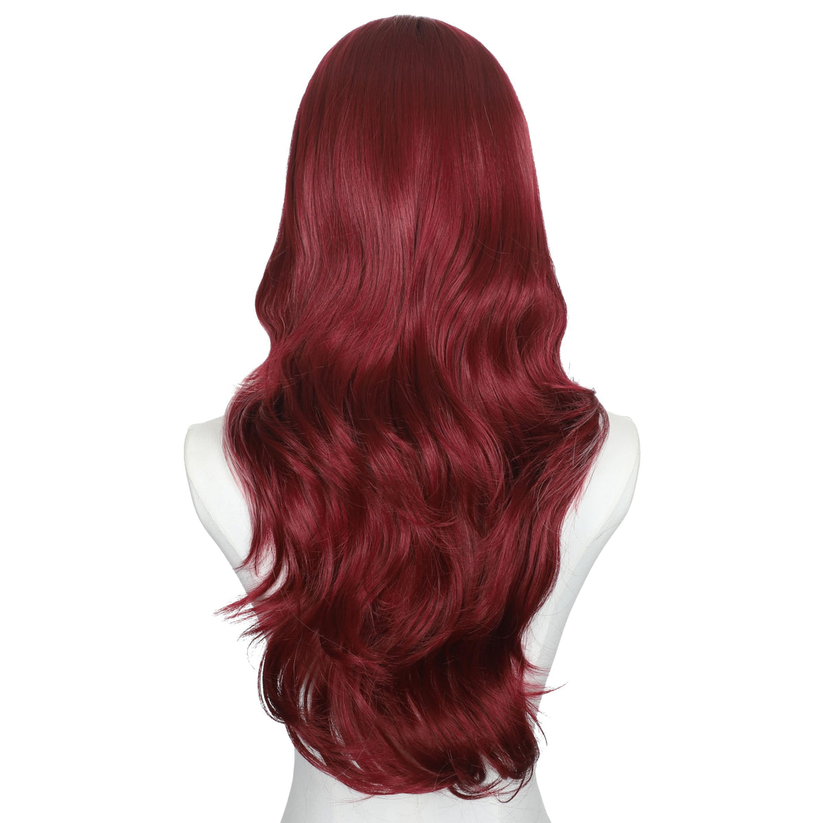 Brown Wigs for Women 26 Inch Middle Part Wavy Synthetic Wig