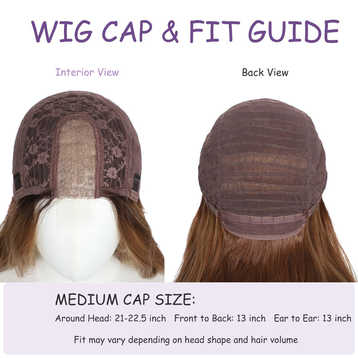 Brown Wigs for Women 26 Inch Middle Part Wavy Synthetic Wig
