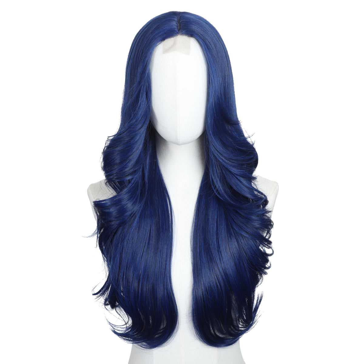 Brown Wigs for Women 26 Inch Middle Part Wavy Synthetic Wig