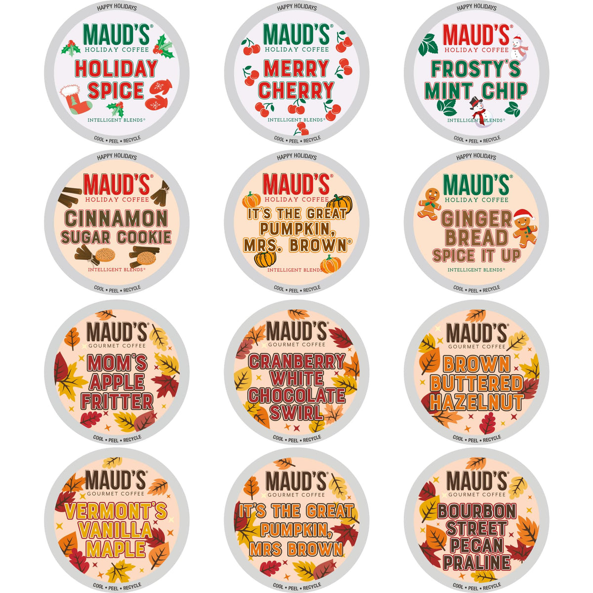 Maud's Cherry Flavored Medium Roast Coffee Pods, 18ct