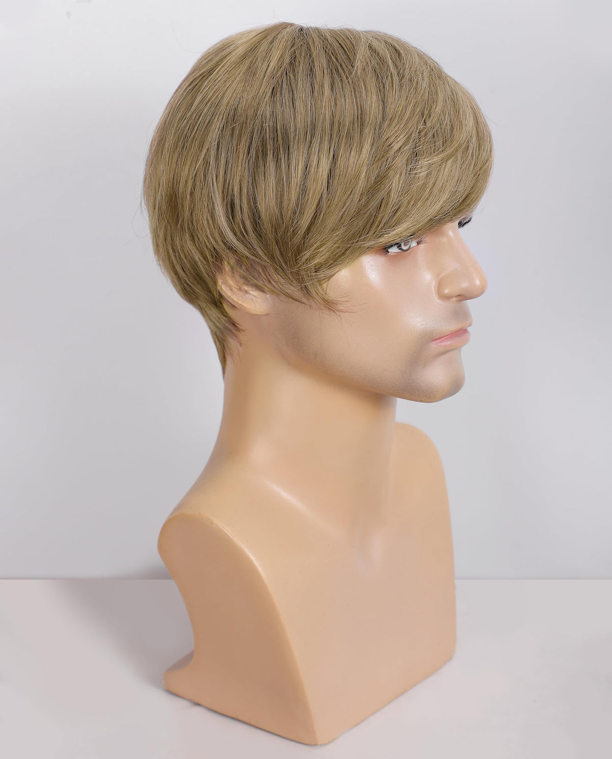 YYHR 80s Brown Wigs for Mens Mullet Rocker Costume Long Synthetic Hair Wig