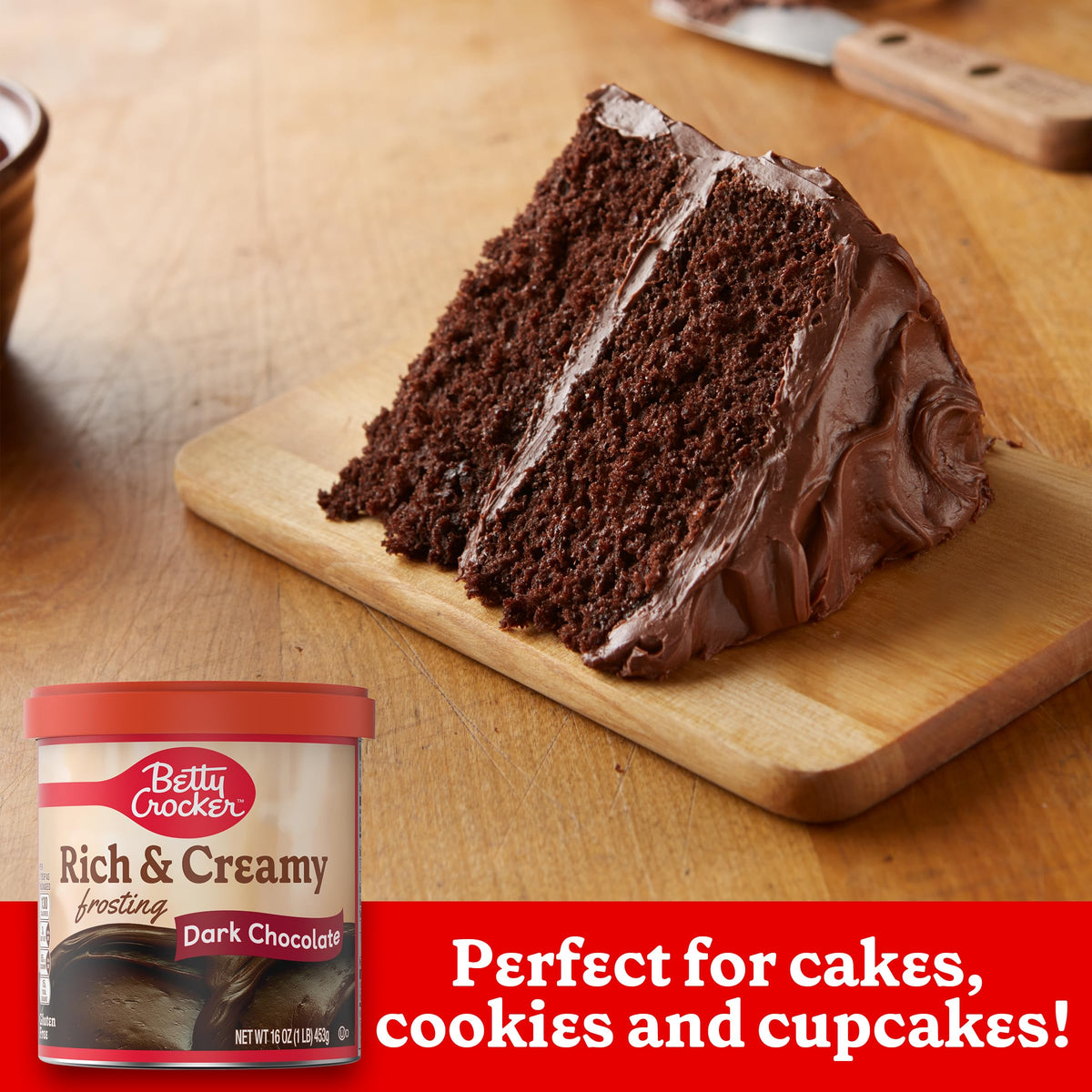 Betty Crocker Gluten Free Rich and Creamy Cherry Frosting, 16 oz, 8 Pack