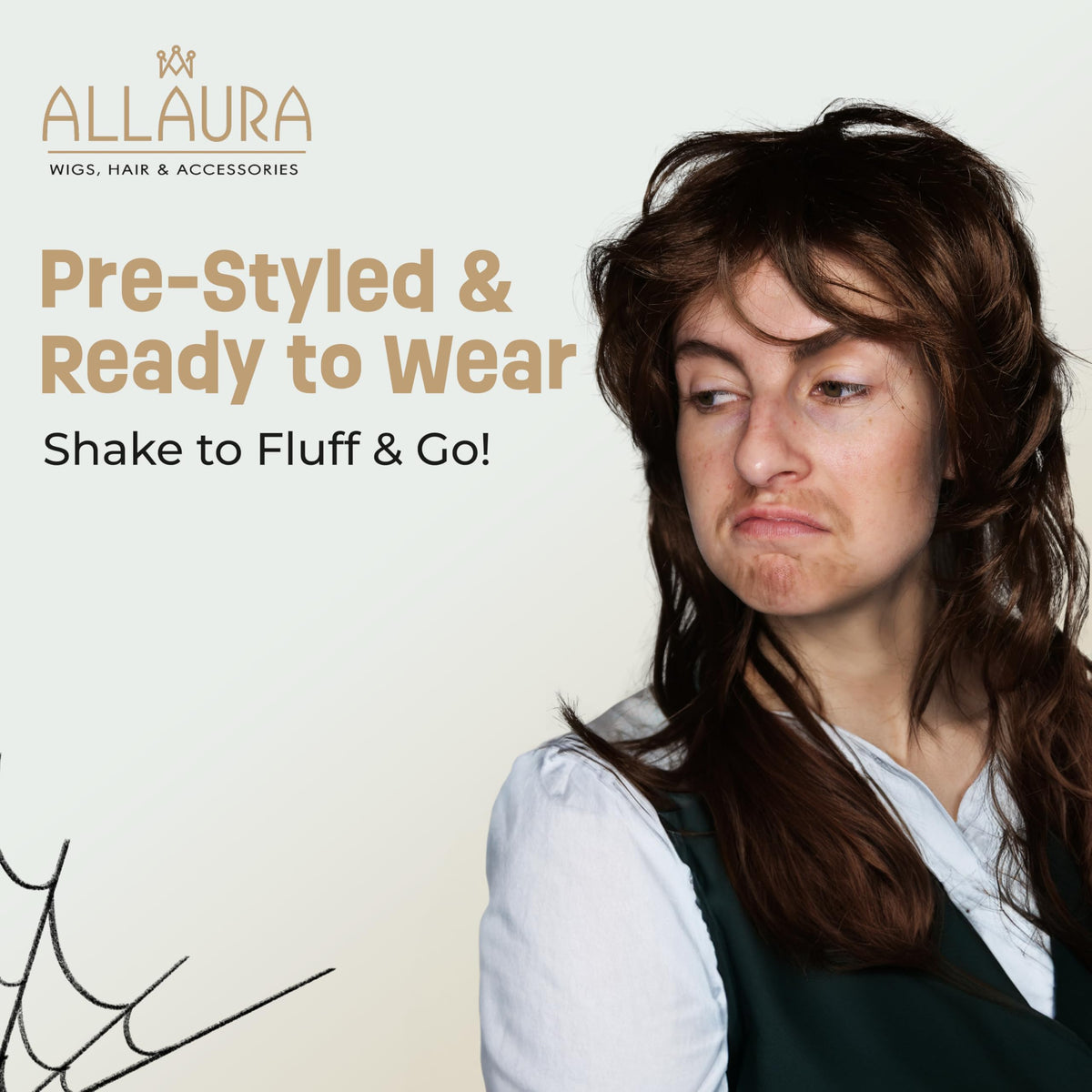 ALLAURA – Jon Snow Wig Northern Snow King Wig + Shield Jon Snow Pin – Bruno Short Black Curly Cosplay Wigs For Men Halloween Cosplay Halloween Costume