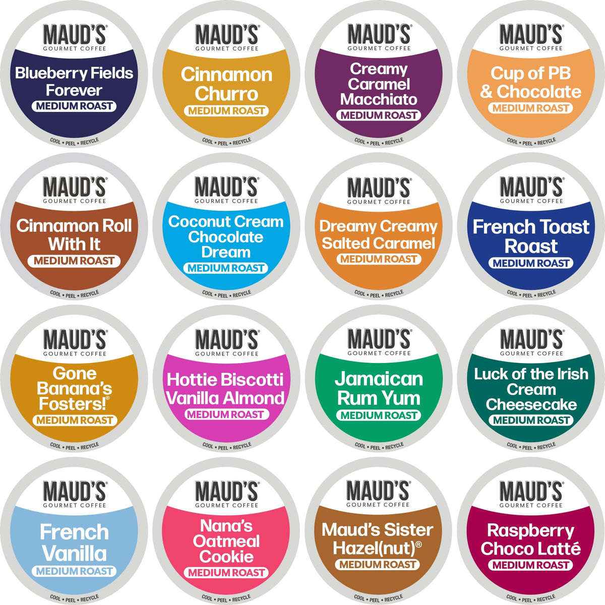 Maud's Cherry Flavored Medium Roast Coffee Pods, 18ct
