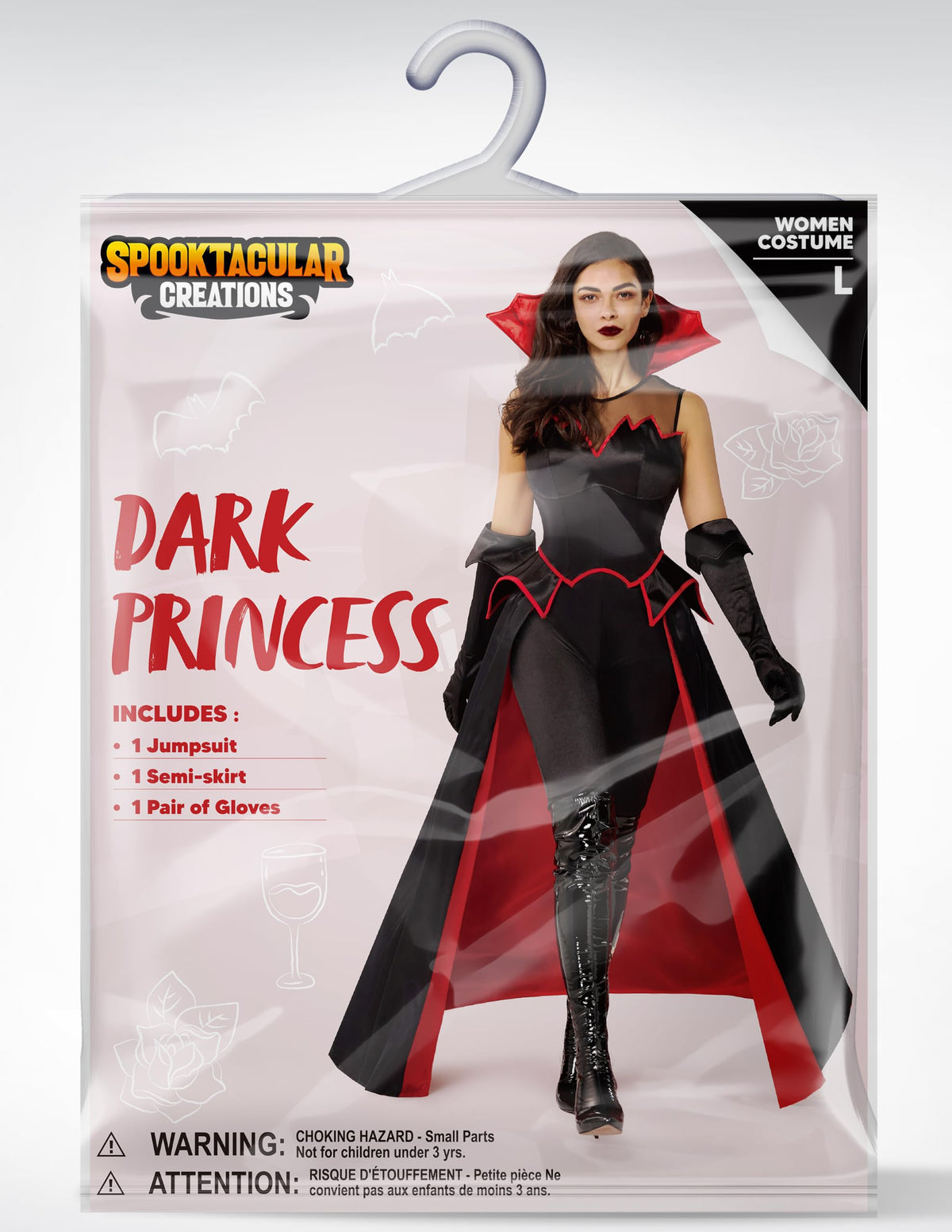 Spooktacular Creations Halloween Vampire Costume Women Dress Dracula, Adult Female Vampire Costume for Halloween 2026