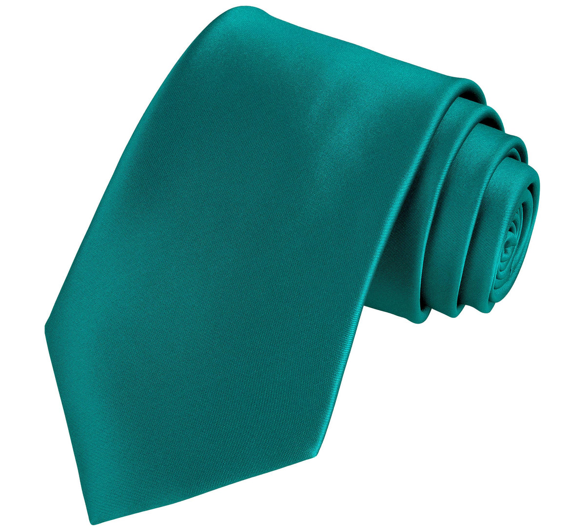 TIE G Solid Satin Woven dyed Color Formal Black Necktie and Pocket Square Sets in Gift Box