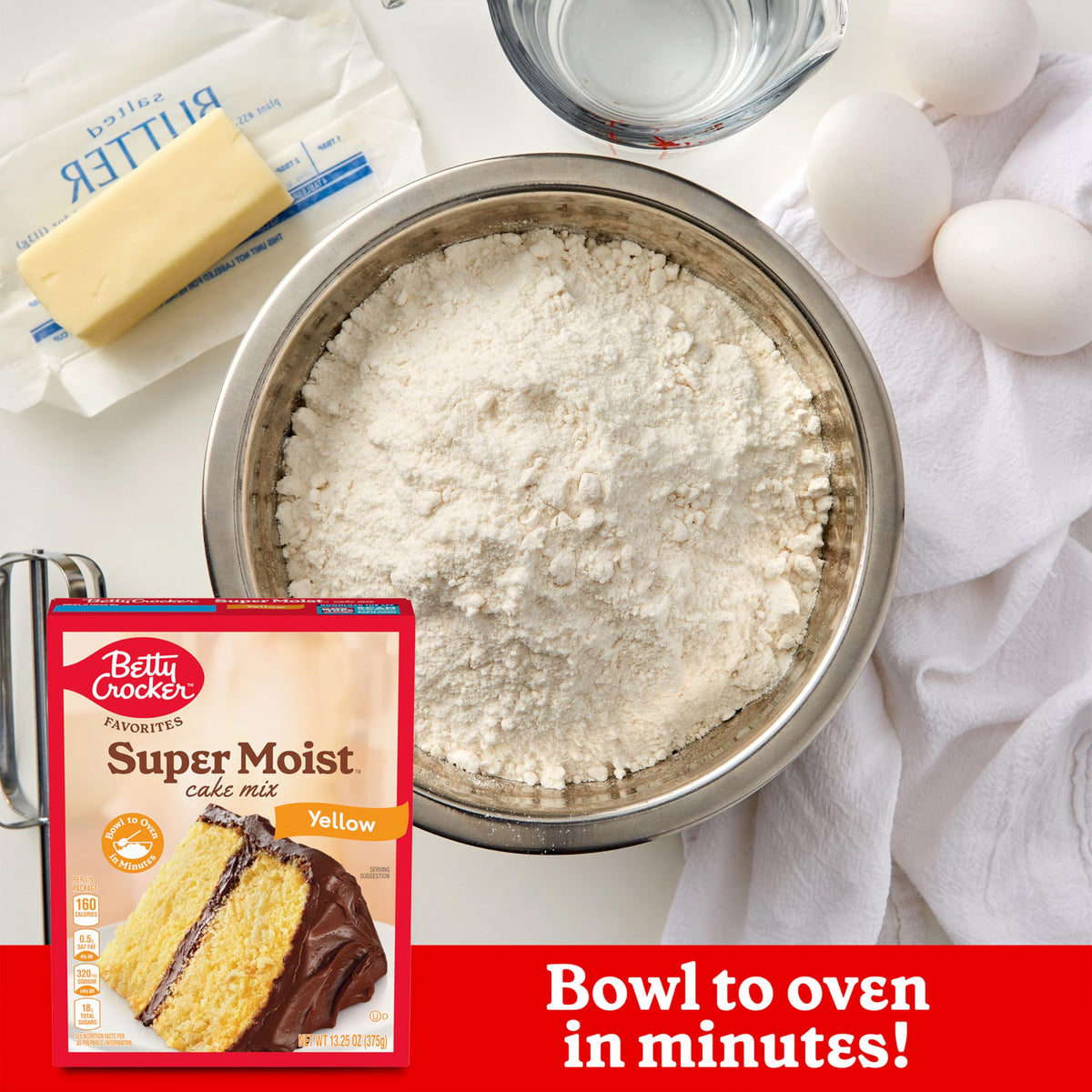 Betty Crocker Delights Super Moist Cherry Chip Cake Mix, 13.25 oz.