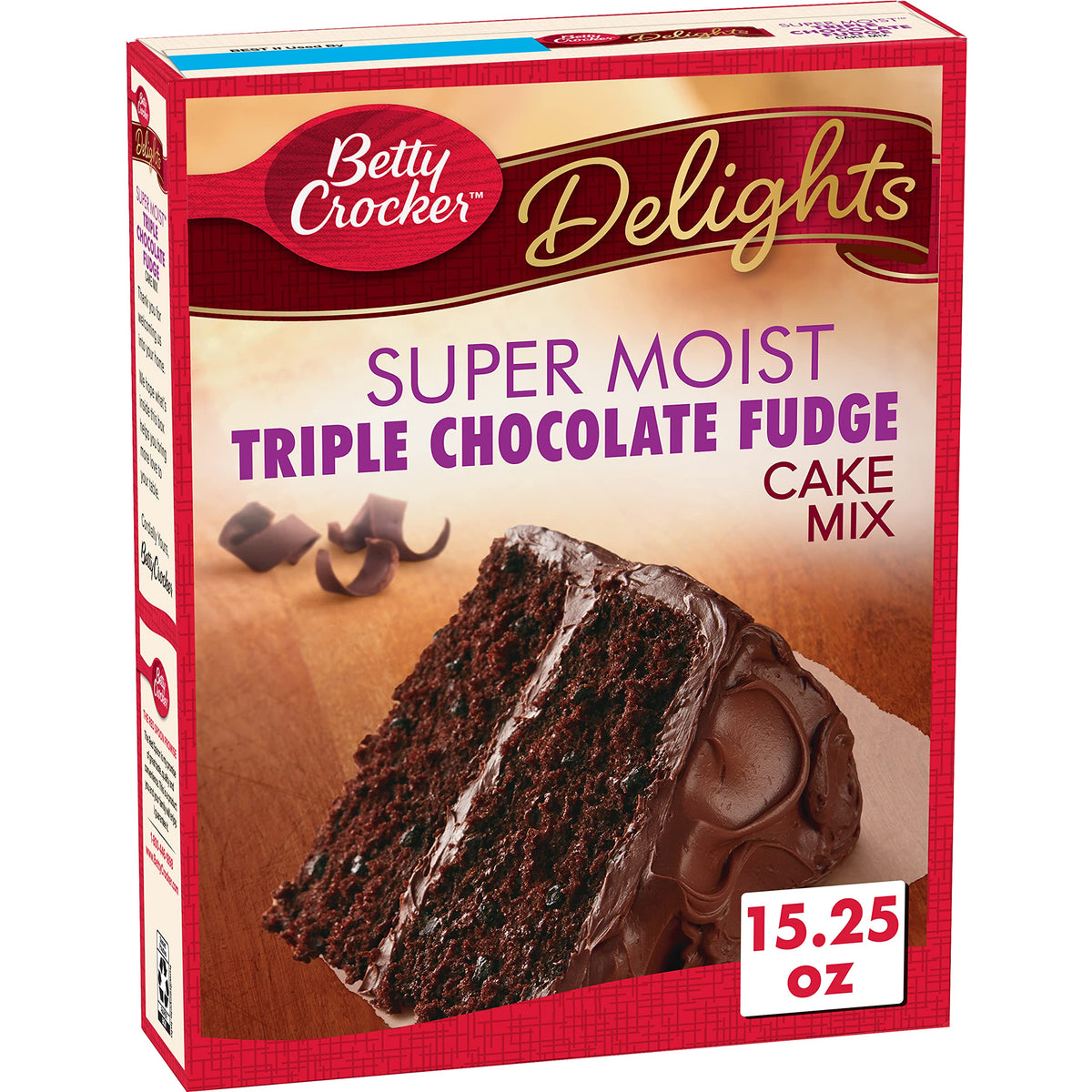 Betty Crocker Delights Super Moist Cherry Chip Cake Mix, 13.25 oz.
