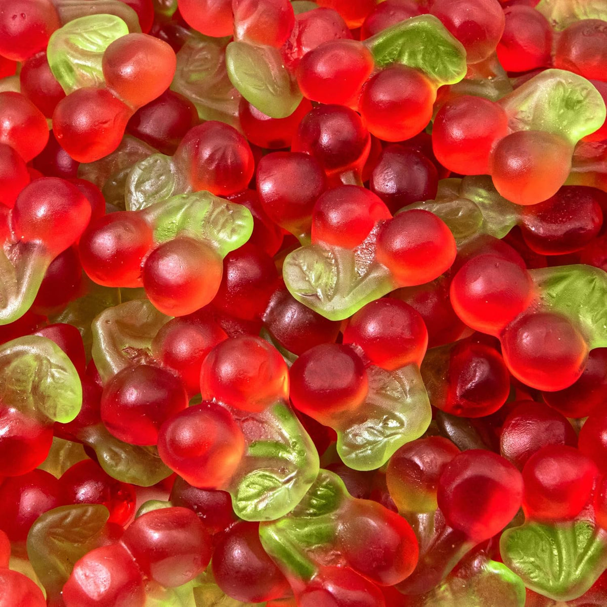 Cherry Gummy Candy, Chewy Cherry Candy, 1 Lb Bag