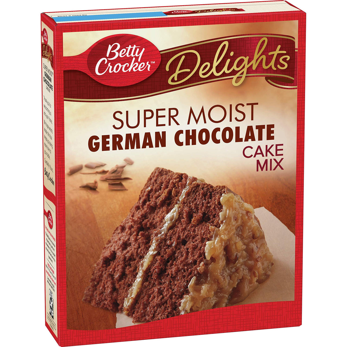 Betty Crocker Delights Super Moist Cherry Chip Cake Mix, 13.25 oz.