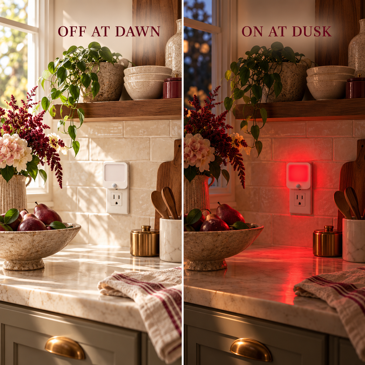 Nightlight - Motion Sensing Red Circadian Friendly