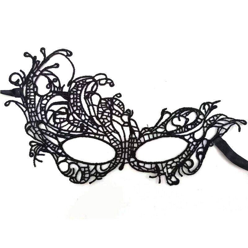 Sexy Women Black Lace Eye Face Mask Masquerade Party Ball Prom Halloween Costume