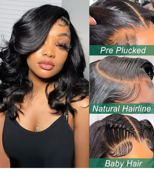 Bob Wig Human Hair 13x4 Lace Front Wigs