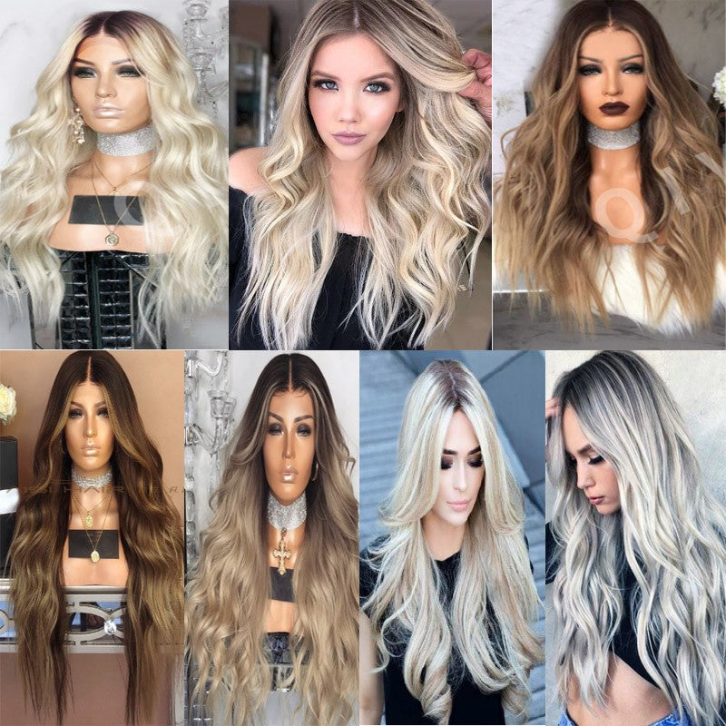 New Toupee Sexy Women's Sheitel Curly Natural Dark Brown Straight Human Hair Wig