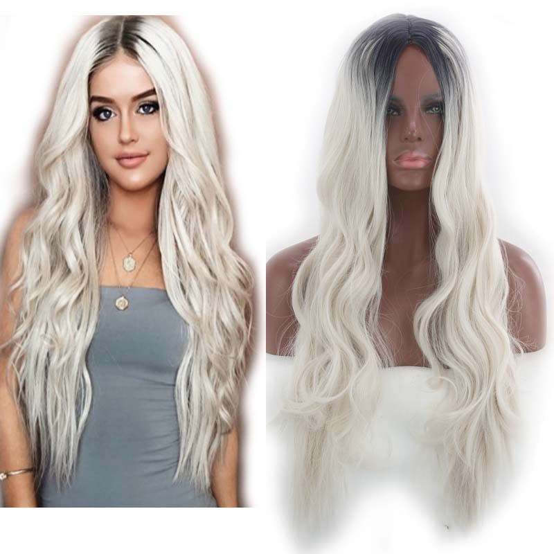 New Toupee Sexy Women's Sheitel Curly Natural Dark Brown Straight Human Hair Wig