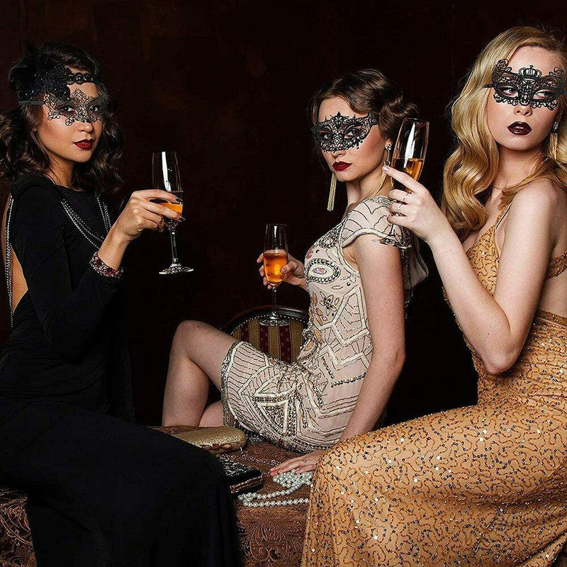 Sexy Women Black Lace Eye Face Mask Masquerade Party Ball Prom Halloween Costume